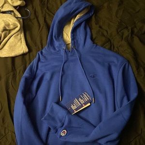 Men’s Champion Royal Blue Hoodie (M) never worn